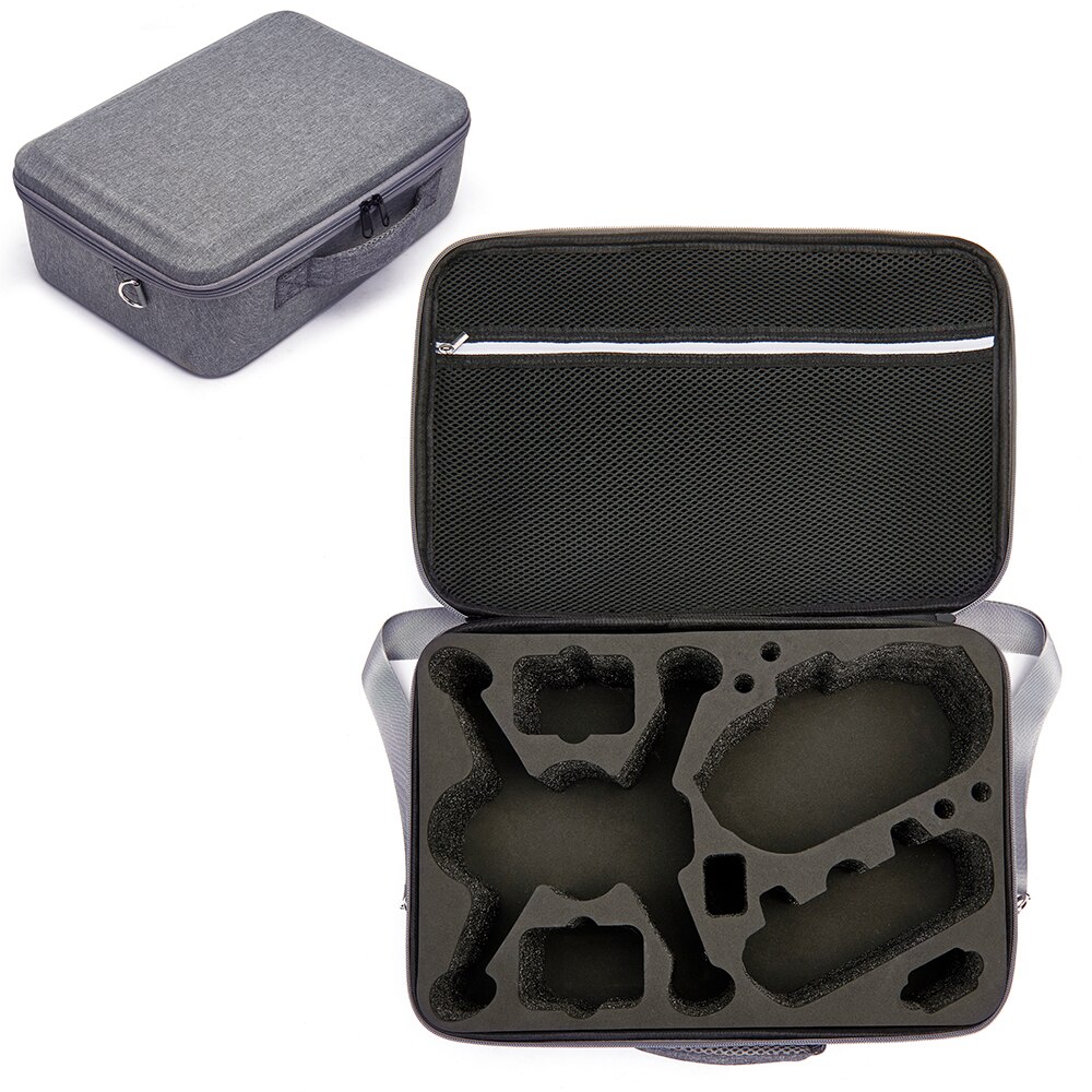 til dji fpv combo briller  v2 drone bag bærbar beskyttelse lagring bæreveske slitesterk motstandsdyktig vanntett nylon: Grå svart liner