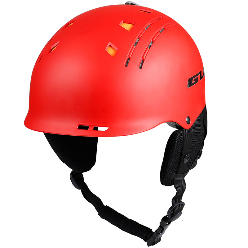 Professionale CE Certificazione PC + EPS Casco Da Sci per Adulti Uomo Donna di Pattinaggio di skateboard Casco da Bicicletta Snowboard Neve Caschi Sportivi: Rosso