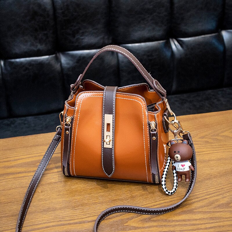 Small Bag Women's Bag Style Western Style Crossbody Bag Women's: Brown