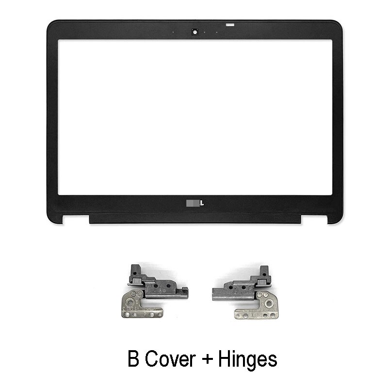 For Dell Latitude E6440 Series Laptop LCD Back Cover Front Bezel Hinges Palmrest Bottom Cover 099F77 07VNN5 Non Touch: B Hinges