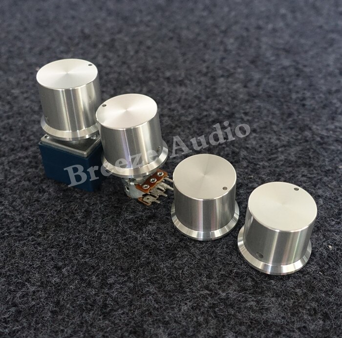 BRZHIFI volledige aluminium knop voor eindversterker 30*25mm
