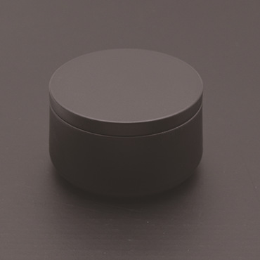 12Pcs Round Metal Tin Box with Lid Bulk Candle Tin Black Gold Jar Storage Empty Pot Plain Screw Top Cans Cosmetic Container: black