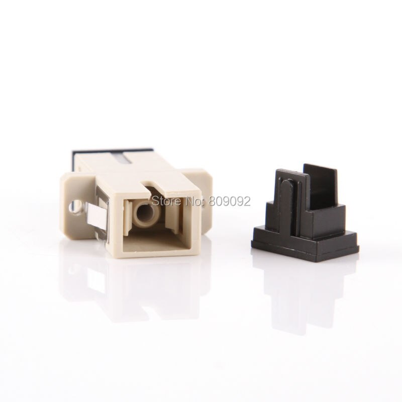 10PCS SC-SC Fiber Optic Adapter Connector Optical Coupler Metal Single Multi Mode Coupler