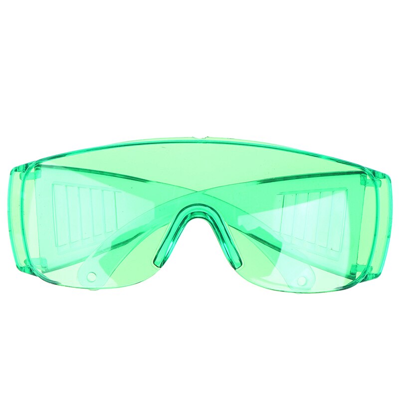 1pc transparante werkveiligheidsbrillen oogbescherming kleur anti-stofbrillen buiten auto bestuurder motorbril: Groente