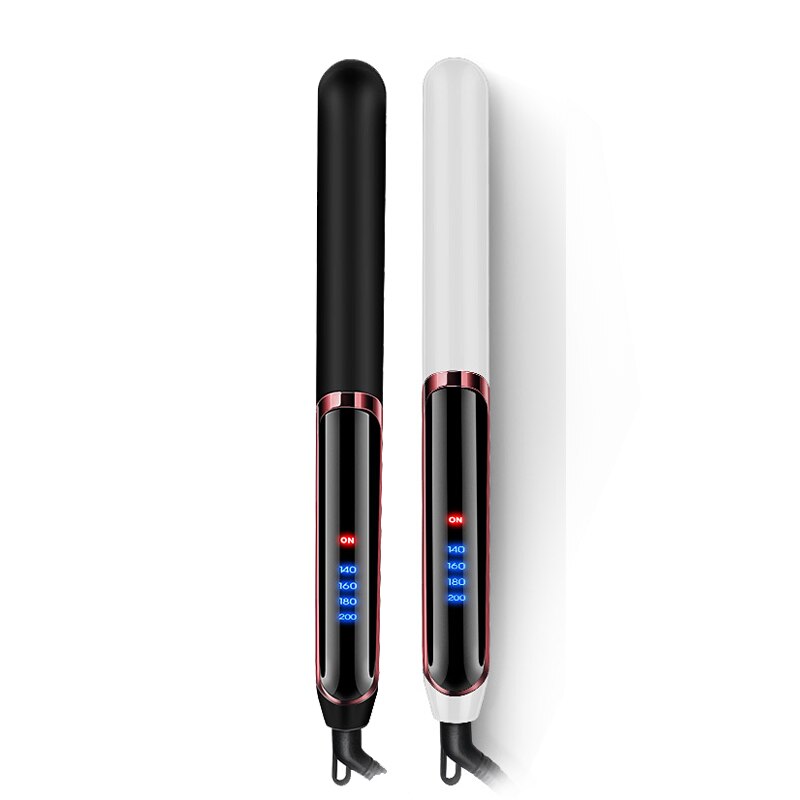 2 in 1 Hair Straightening Irons Ceramic Hair Straightener Negative Ion Hair Straighting Curling Iron LED Display Dry and Wet
