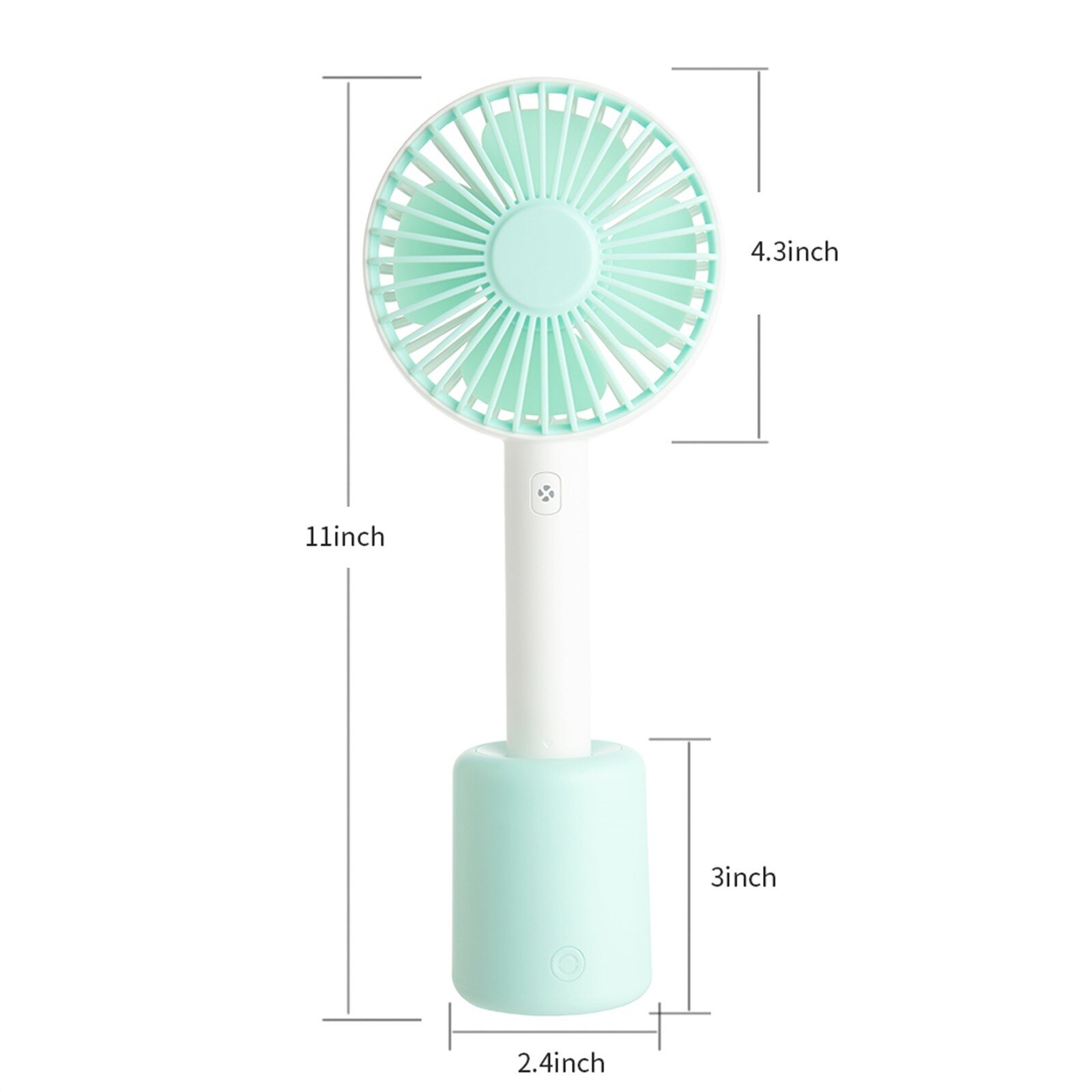 Usb Bureau Ventilator Kleine Persoonlijke Desktop Tafel Ventilator 3 Verstelbare Speed Stille Ventilatoren 1200Mah Oplaadbare Mini Ventilator Voor Office slaapkamer