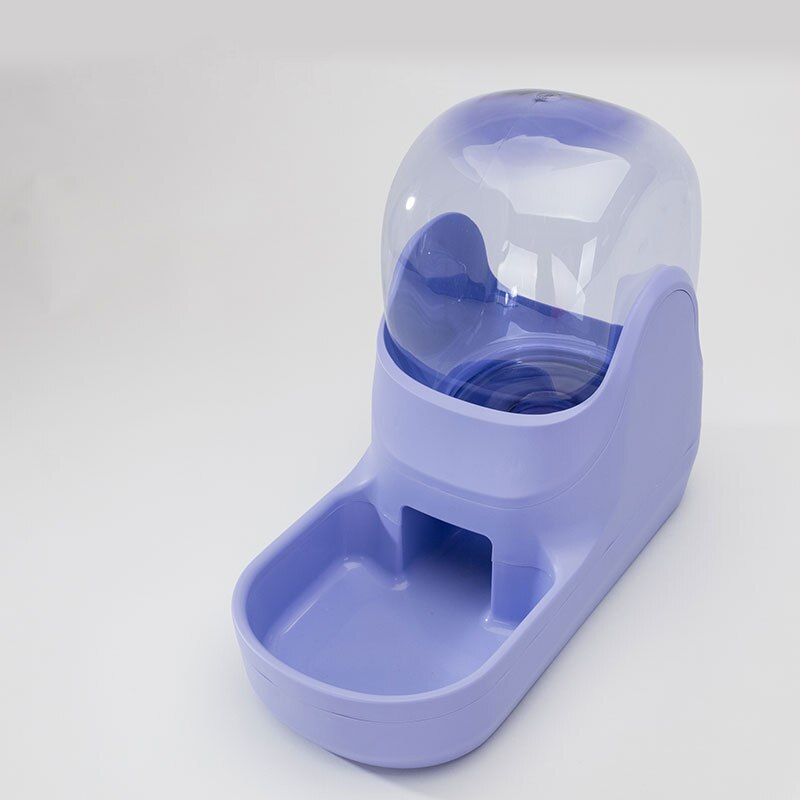 Distributeur automatique d'eau pour animaux de compagnie, grande capacité, bol à boire pour chiens et chats, accessoires pour chiots, fournitures d'alimentation en eau et d'arrosage, 3.8l distributeurs: Mangeoire à eau violette
