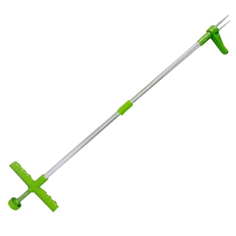 2Pcs Root Remover Outdoor Killer Tool Claw Weeder Portable Manual Garden Lawn Long Handled Aluminum Weeder Puller
