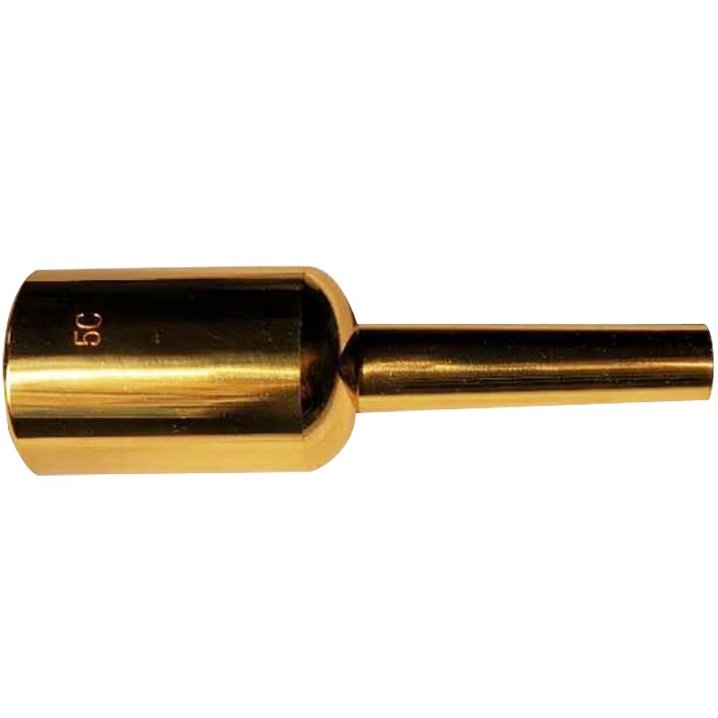Kornett nybörjare tillbehör 5c- guld färg trumpet munstycke liten universell musikinstrument ton: Default Title