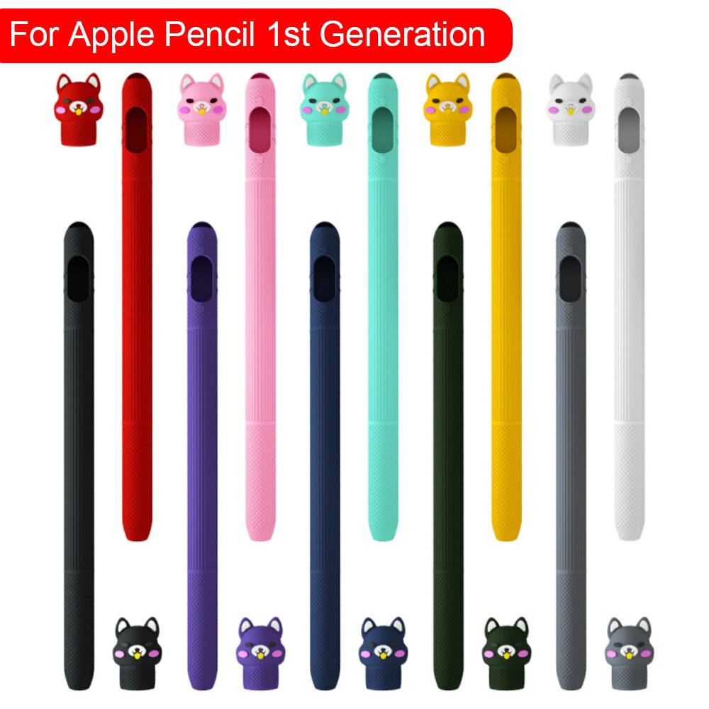 Für Apple Bleistift Fall Cartoon Bär Weiche Silikon Halter Stylus Stift Abdeckung Kompatibel Für Ipad Tablet Touch Stift Schutzhülle