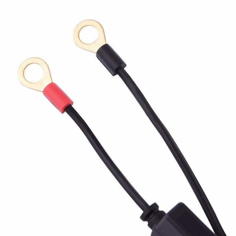 12V auto Moto Batteria Connettore di Uscita Anello Motoslitte Caricabatteria Terminale per SAE Presto disconnettersi Cavo