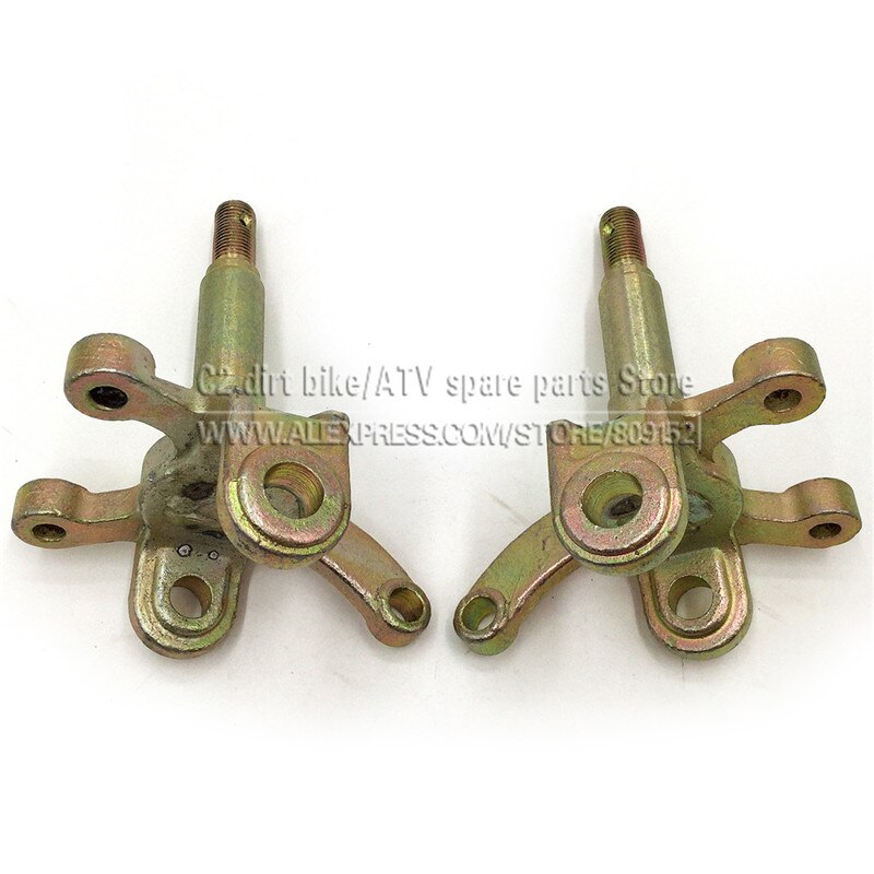 1SET Steering Strut Knuckle Spindles with Drum brake Wheel Hubs Fit For China ATV 150cc 200cc 250cc Go Kart Buggy ATV Bike Parts