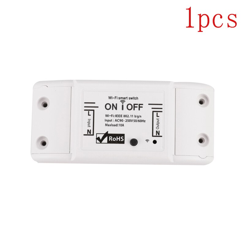 WiFi Smart Light Switch Tuya/Smart Life APP Wireless WiFi Smart Breaker LED Light Remote Control With Alexa Google Home Yandex: 1pc