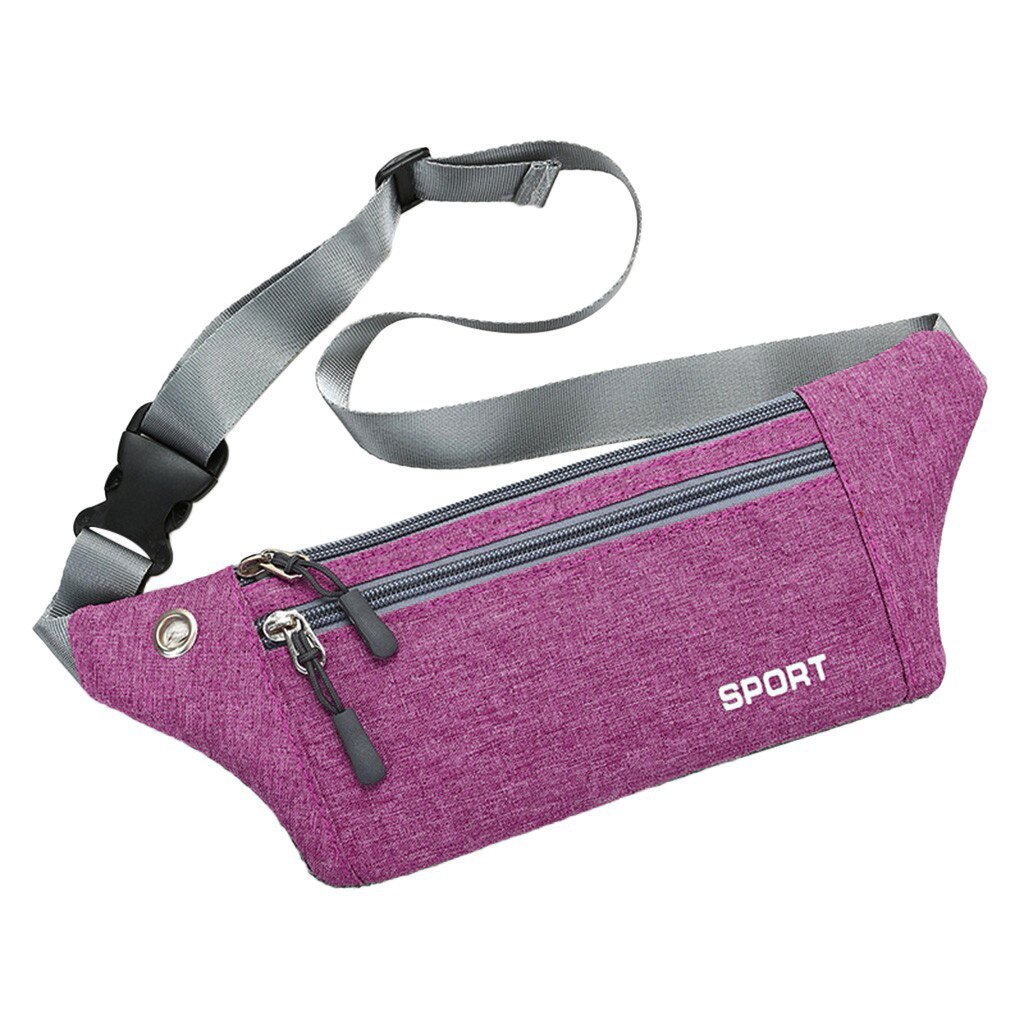 Mulheres Sacos Fanny Pack saco Da Cintura Cinto de Lona impermeável De Alta Qualidade meninas Funda Nova Moda Malote Do Telefone Móvel saco de desporto g2: Pink 