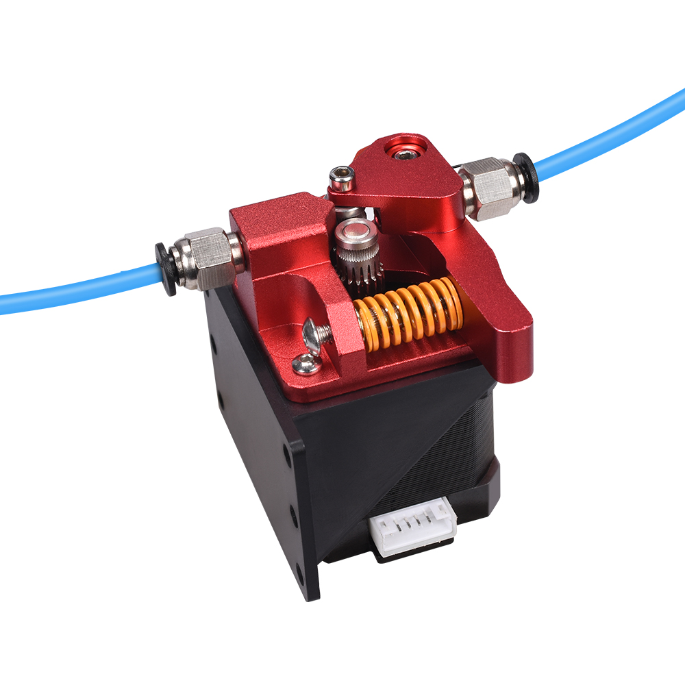 CR10S PRO Dual Gear Extruder Upgrade MK8 Extruder for Ender 3/5 CR10S PRO 1.75mm 3d Printer Parts Feed double pulley Extruder