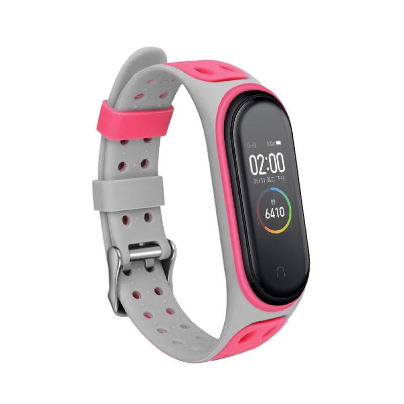 8 Stijlen Band Voor Xiaomi Mi Band 5 Siliconen Roze Vervanging Polsband Armband Horlogeband Voor Xiomi Mi Band: 07