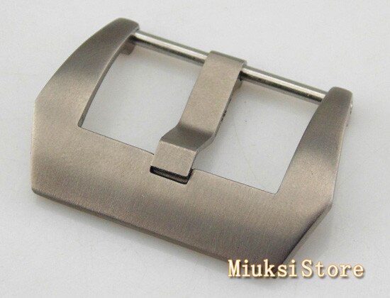 Parnis 24mm grote top titanium PRE-V schroef-in gesp fit Parnis herenhorloge