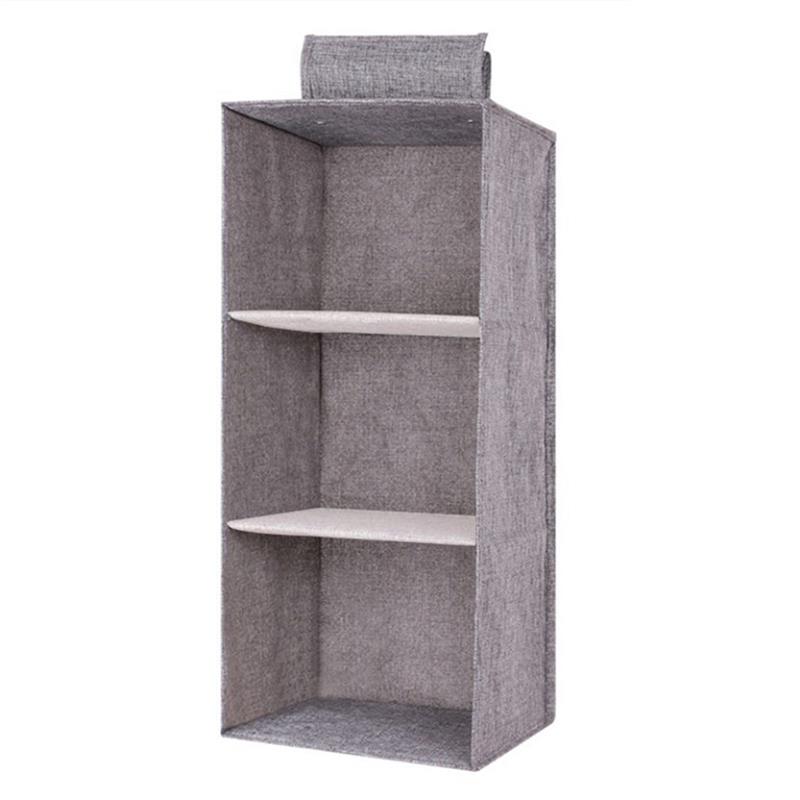 Katoen Kast Garderobe Kast Organizer Opknoping Pocket Lade Kleding Opslag Kleding Home Organisatie Accessoires Benodigdheden: 4