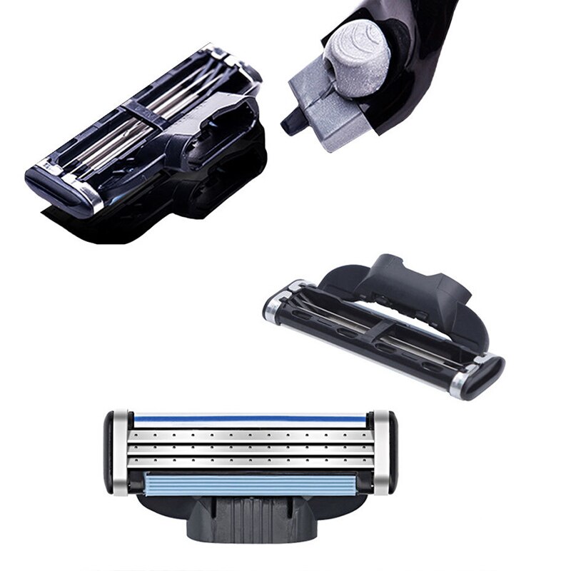 Fit All Mach3 8pcs Razor Blades Men Shaving Razor Blade For Men Face Hair Remova Sharp 3-Layer Shaver Blade