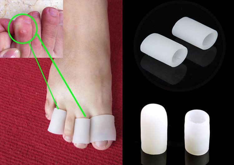 Gel groß Zehe Kappen Gel Hühneraugen Blasen Schutz Gel Ballen Gel Kappe Finger Schutz
