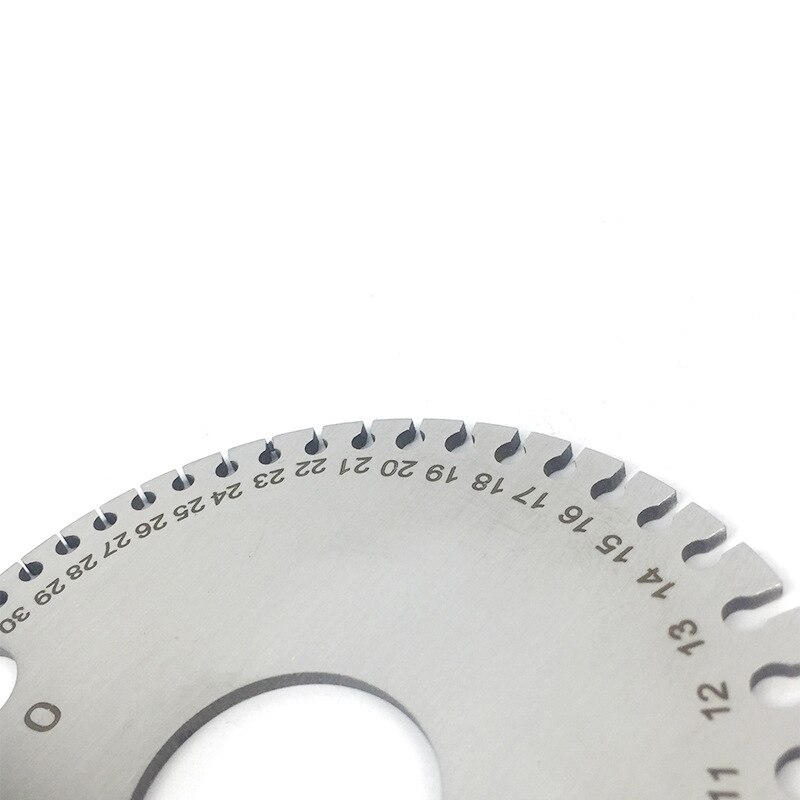 0-36 Round Awg Wire Gauge Thickness Ruler Gauge Diameter Steel Measurer Tool