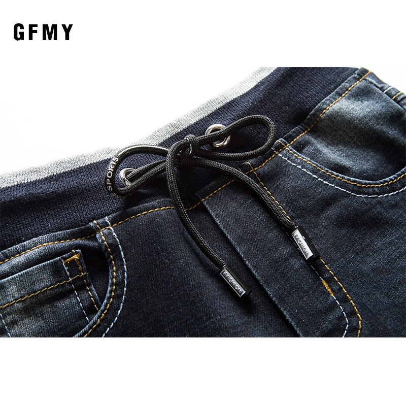 GFMY Brand Leisure Winter Black Plus Velvet Boys Jeans 3year -10year Keep warm Straight type Children&#39;s Pants 9082