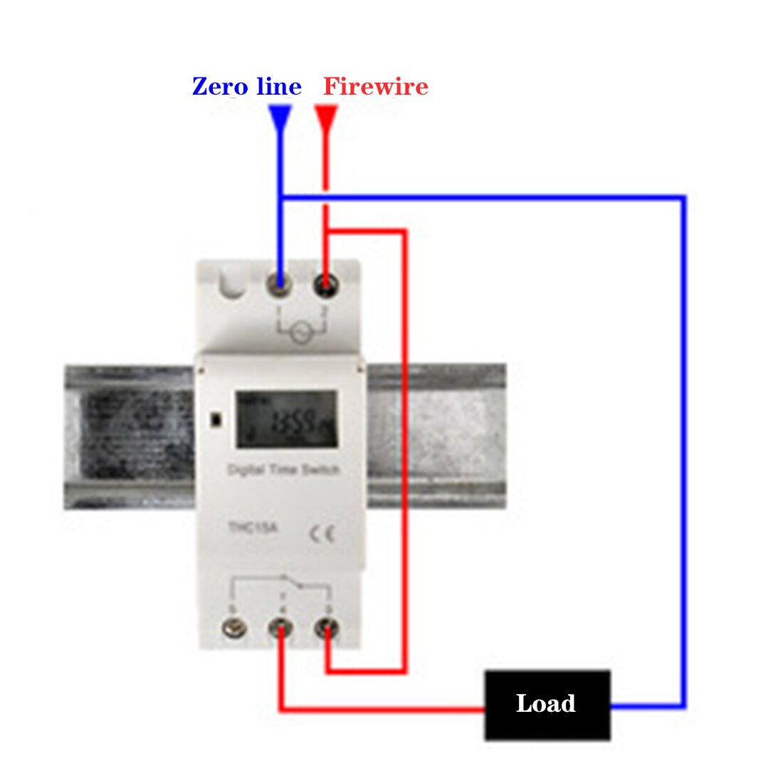 Weekly Home Timing Rail Mount Flash Programmable Digital Timer Switch Relay Control AC 220V / 110V DC 12V 16A Electronic