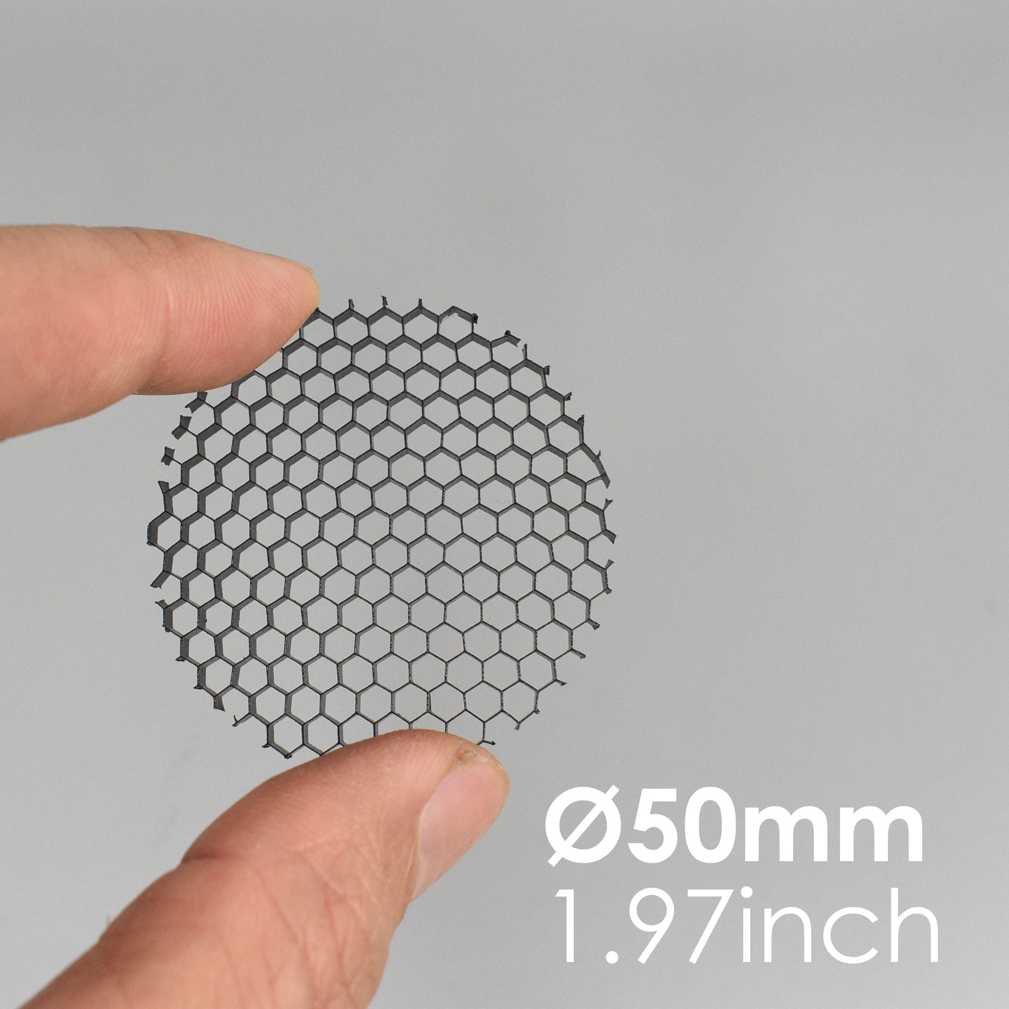 Soft Light Lamp Shade 3mm Honeycomb Anti-glare Plate Aluminum Mesh Cover Mount Reflector Diffuser for Spotlights Downlights: light green