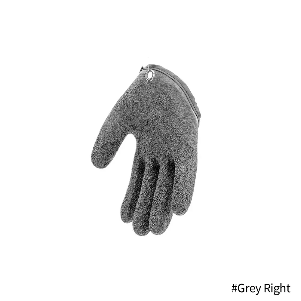 Vissershandschoenen Volledige vinger Antislip Duurzaam Werk Snijbestendige handschoen Vissersbescherming Hand Visgrijper Latexhandschoenen Links/Rechts: green