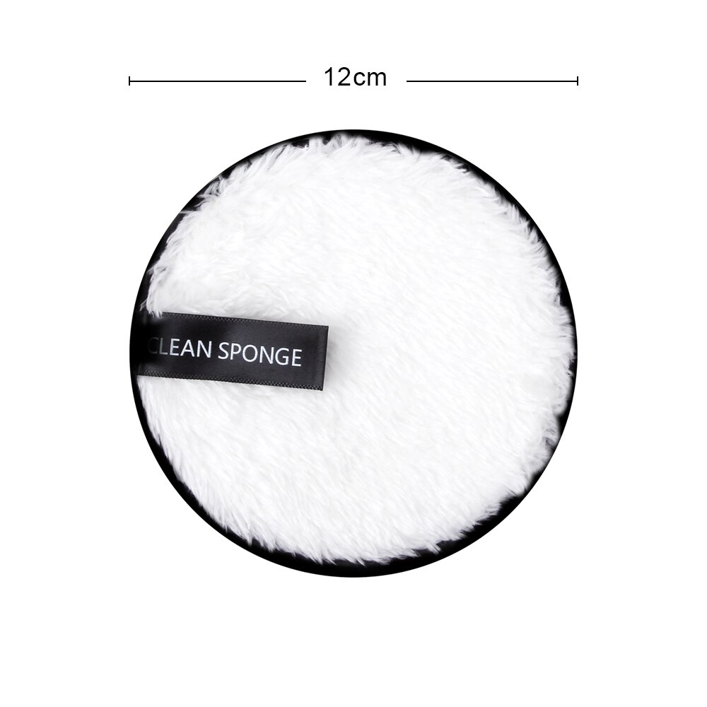 1pcs Reusable Makeup Remover Pads Cotton Wipes Microfiber Cleaning Cloth Washable Cotton Pad Face Cleaning Cosmetic Puff Tool: 1Pcs 04