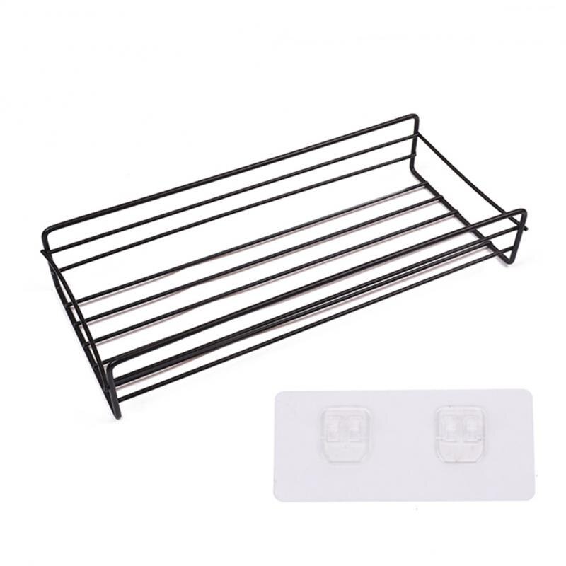 Schlecht Regal Ecke Rahmen Dusche Organizer verwöhnen Zauberstab Montieren Shampoo Lagerung Halfter Mit Saugnapf Küche Lager Gestell: 03 1pc