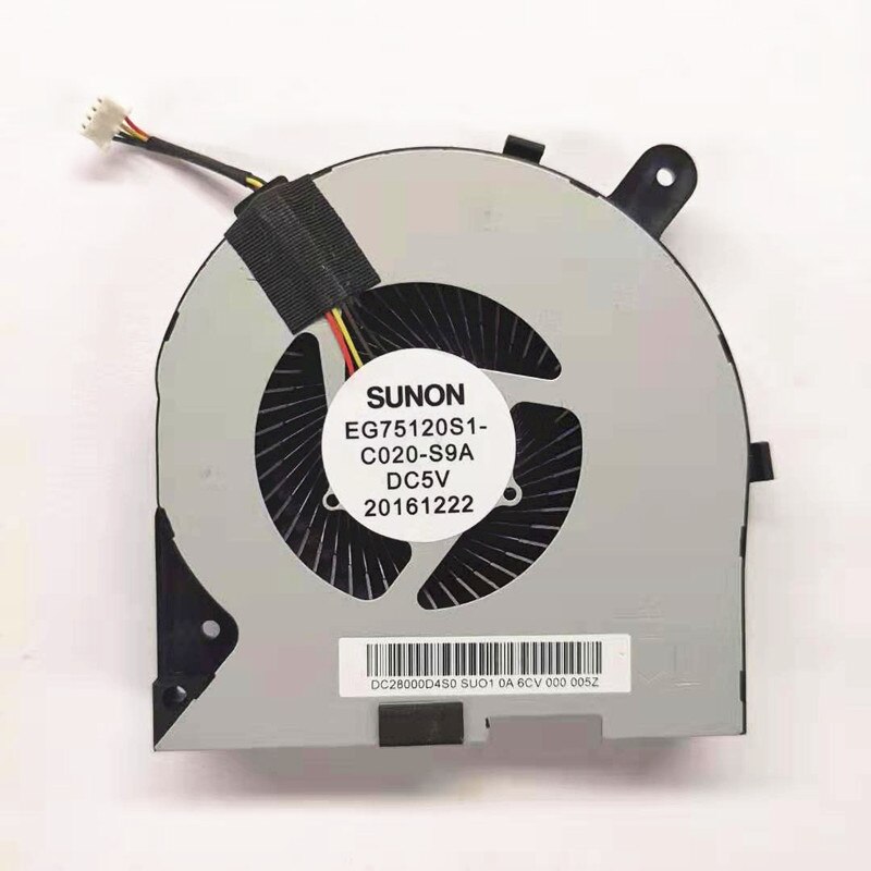 til lenovo legion  y720 y720-15 ikb type 80vr- serie bærbar datamaskin cpu & gpu et par fan  f.eks75120 s 1-c010-s9a f.eks75120 s 1-c020-s9a