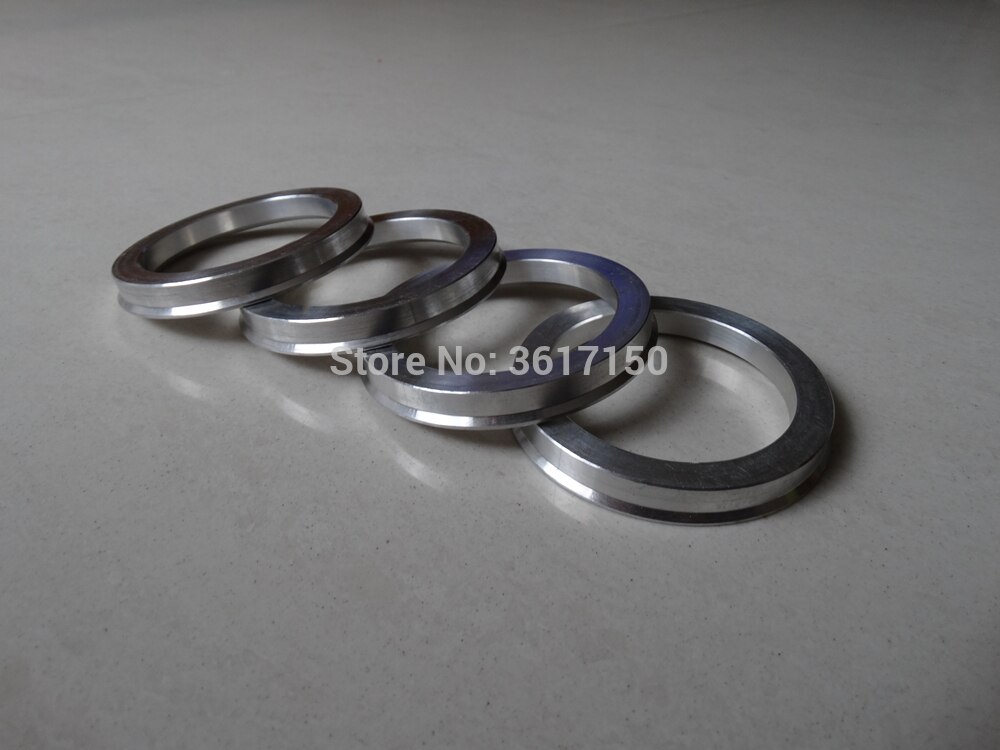 64,1x74,1 Conjunto de 4 anillos de cubo de rueda 64,1 ID 74,1 OD anillos centrados del plástico de policarbonato o aleación de aluminio