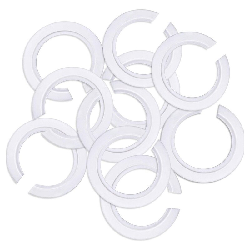 Pantalla de lámpara de 12 piezas, convertidor de agujero E27 a E14, reductor de anillo para ajustar pantallas de lámpara con tornillo a tapas de lámparas