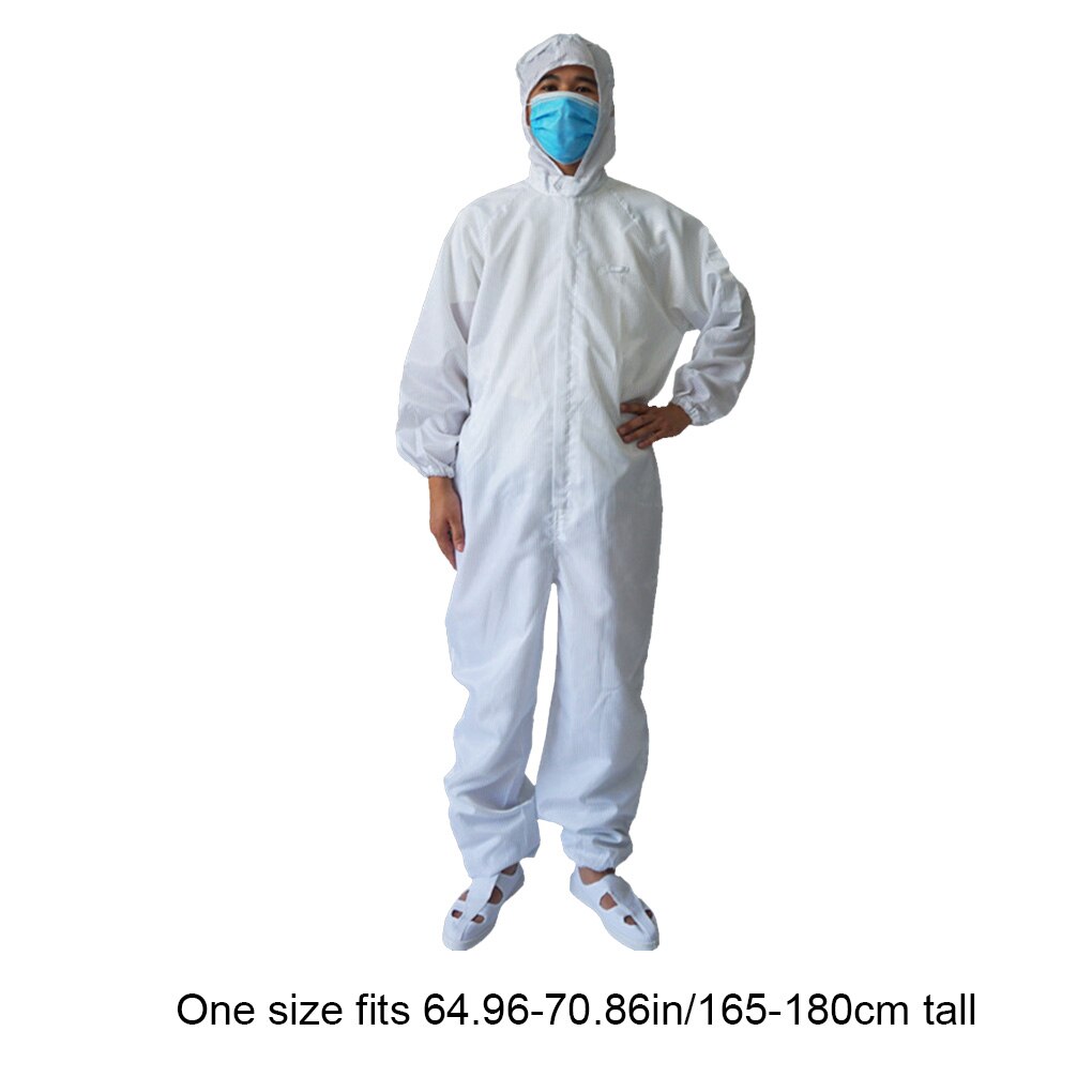White Coverall Hazmat Suit Protection Protective DisposableClothing Disposable Factory Safety Clothing