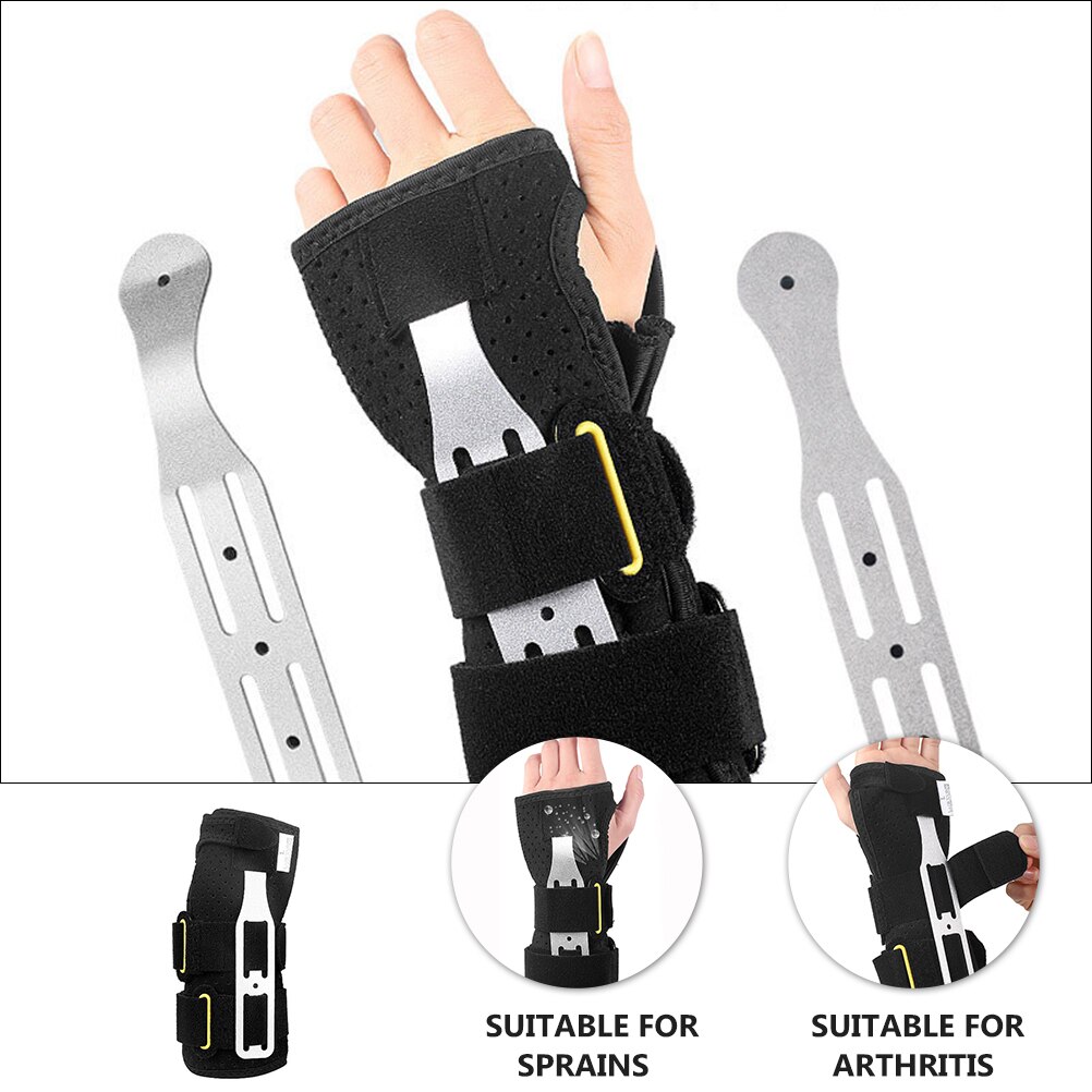 Breathable Wrist Brace Sprain Fracture Fixation Cover Support Wrist Fixing Strap Carpal Tunnel Splint (Left Hand/Right Hand)