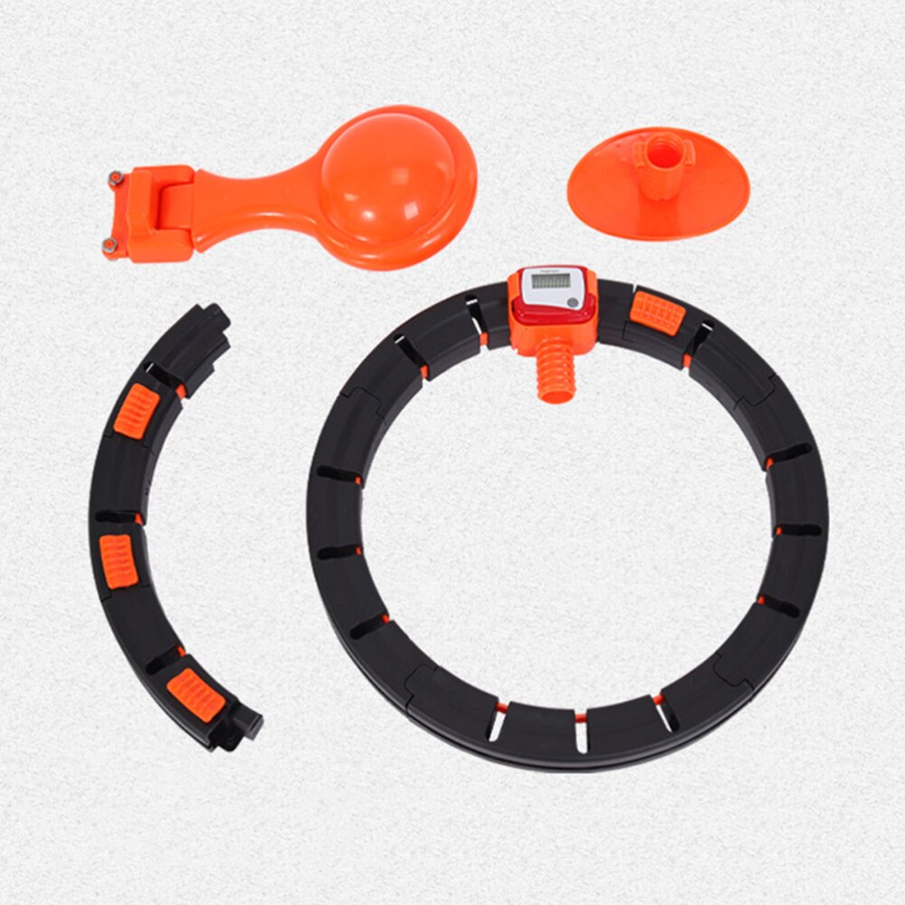 Smart Counting Fitness Ring Detachable Hoops Waist Abdomen Thining Hoop Fitness Hoop Abdominal Fitness Device (Waistline 60-106c