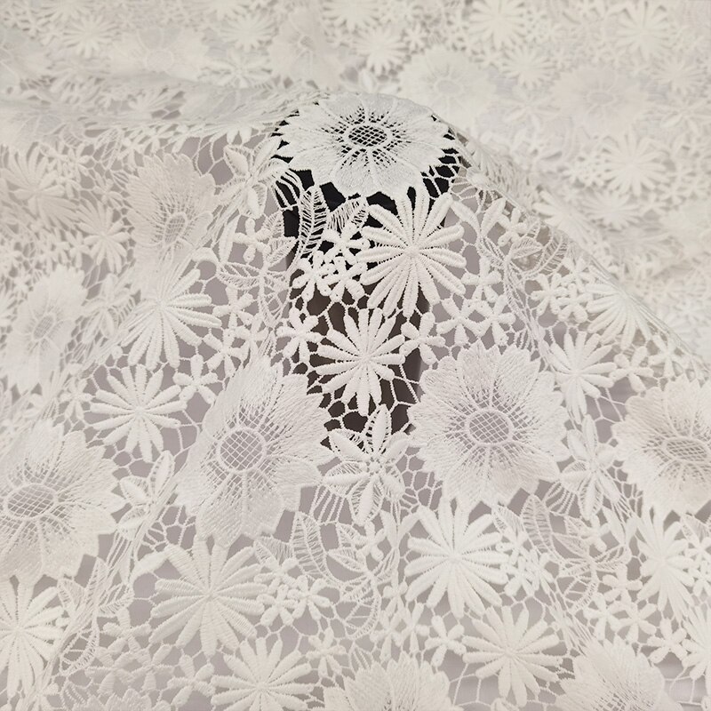 White French Tulle Lace Fabric African Lace Fabric Nigerian Lace Fabric For Party Dress