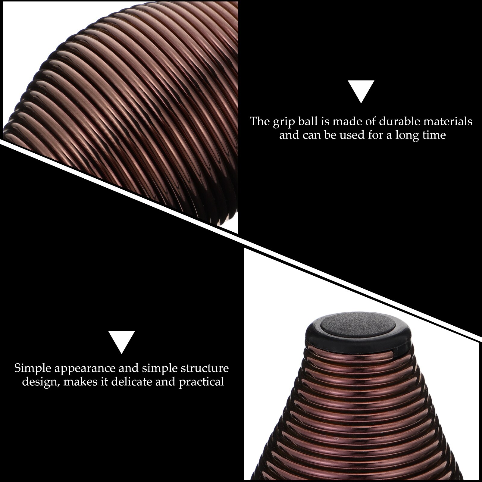 Resorte de acero de agarre de mano, fortalecedor, alivio del estrés, alivio del estrés