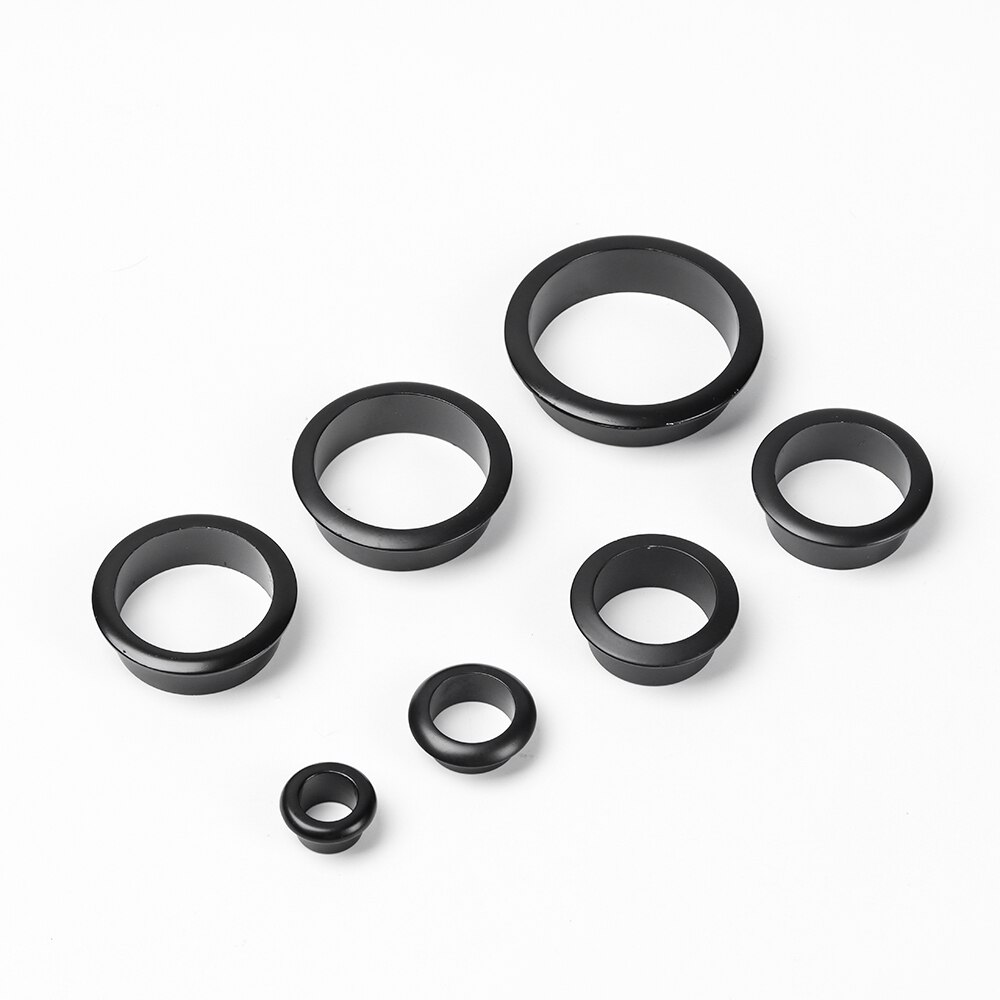 Computer Desk Cable Grommets Wire Hole Cover Cabinet Vent Hole Decor Plug Cable Outlet Port Furniture Hardware Line Organizer