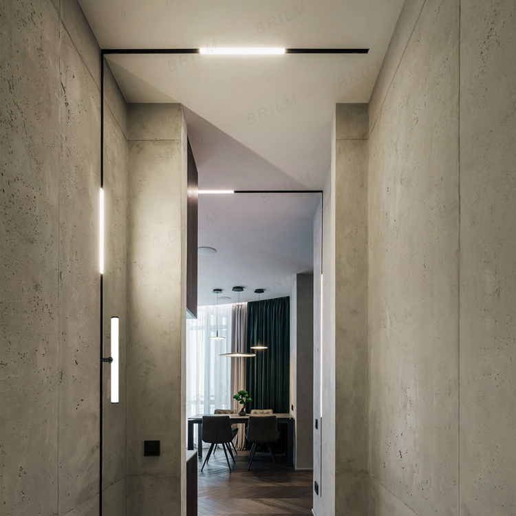 Zigbee3.0 luz de pista magnética inteligente tuya alexa dc48v led ponto grade de inundação lâmpadas pingente moderna casa sala estar preto