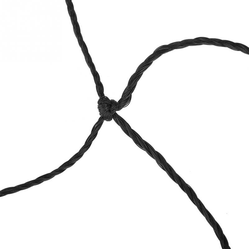 Standard størrelse 8.4m*1m svart polyetylen volleyballnett med oppbevaringspose for strandspill, lagsport innendørskamp