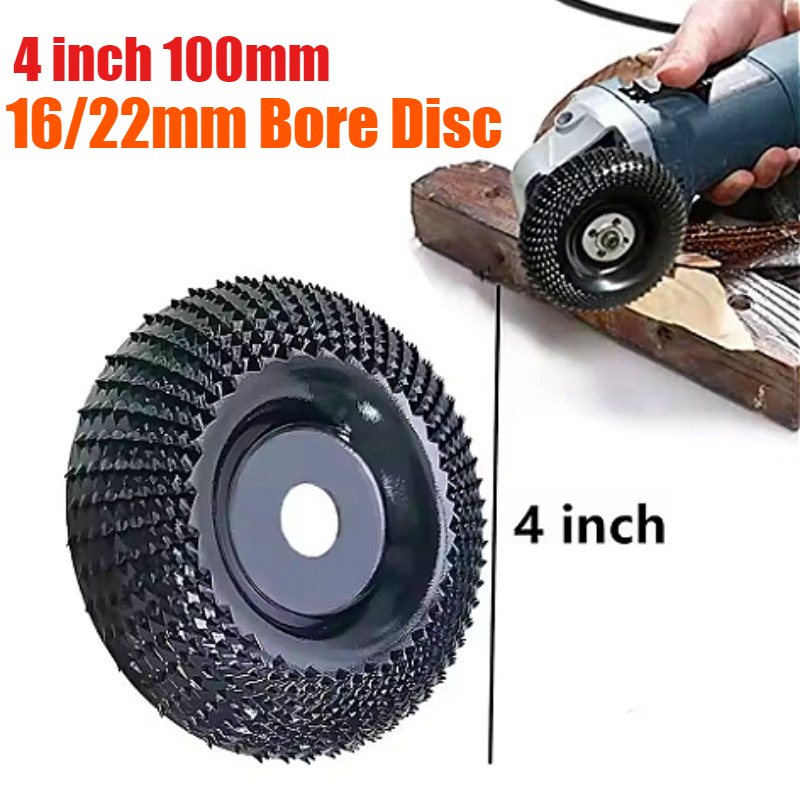 1 Stücke Gestaltung Schnitzen Schleifen Dreh Holz Schleifscheibe Schleifwerkzeug 16/22mm Bohrung Holz Polierscheibe 4 Zoll 100mm
