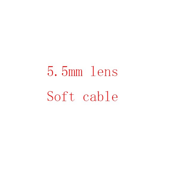 5.5mm linssiä 1m/1.5m/2m/5m kovaa kaapelia android usb endoskooppi kamera led valo boreskooppi kamera pc android puhelimeen: 1m / 5.5mm linssin pehmeä kaapeli