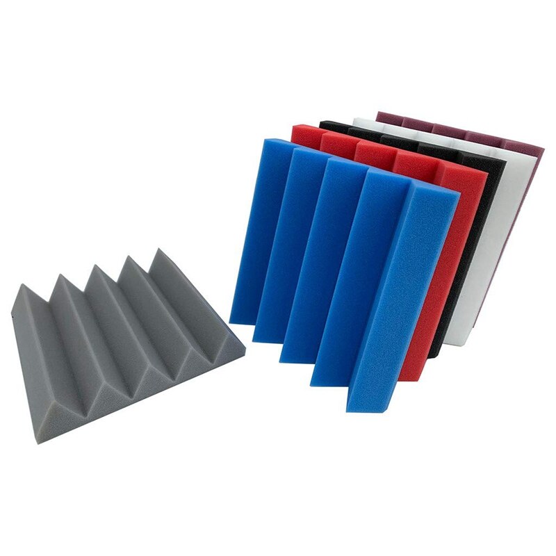 Naklejka Gąbkowa 3D Dźwiękoszczelna - Panel Akustyczny z Pianki - Absorpcja Dźwięku do Studia, KTV, Sypialni