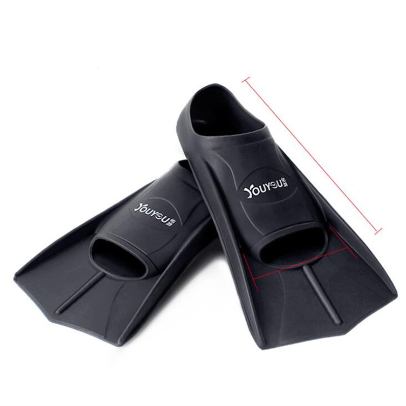 Swimming fins men silicone short flippers children diving flippers duck flippers snorkeling equipment women