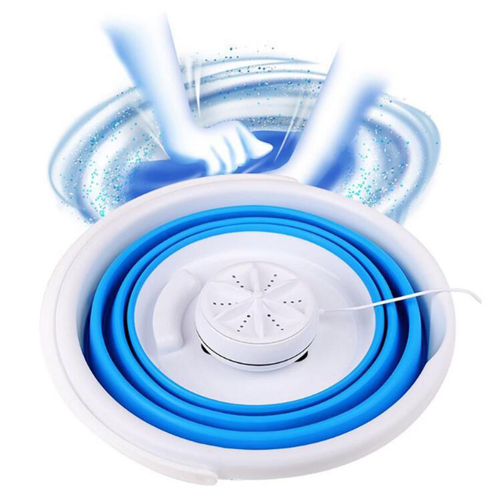 Foldable Mini Washing Machine Automatic Household Mini Tube 3-5Kg Wash Underwear Care Cleaner Portable Washing Machine