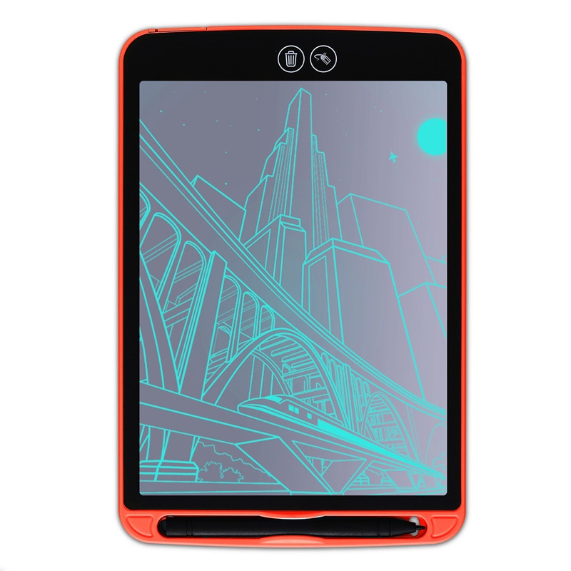 Partially Erasing 12'' Digital LCD Writing Tablet Graphic Drawing Electronic Handwriting Pad Paint Board Notepad