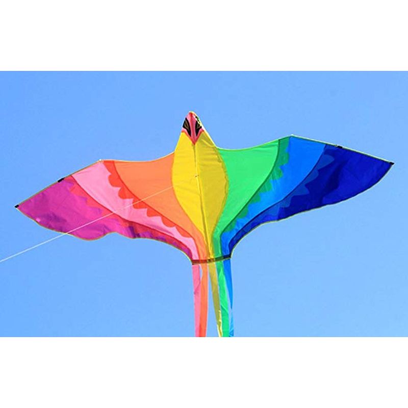 Phoenix Kite Met Lange Kleurrijke Staart Met Handvat Lijn Eenvoudige Bediening Familie-uitjes Outdoor Fun Sport Grote Vliegeren Voor volwassenen