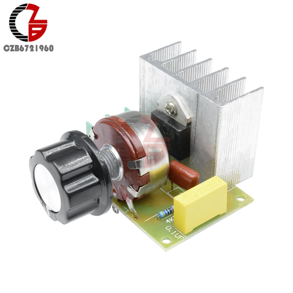 3800w hastighetskontroller  ac 220v smart hemljuskontroll dimmerbrytare spänningsregulator temperaturkontroll för motorljus